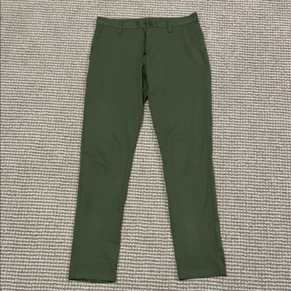 RHONE Green Commuter Pants